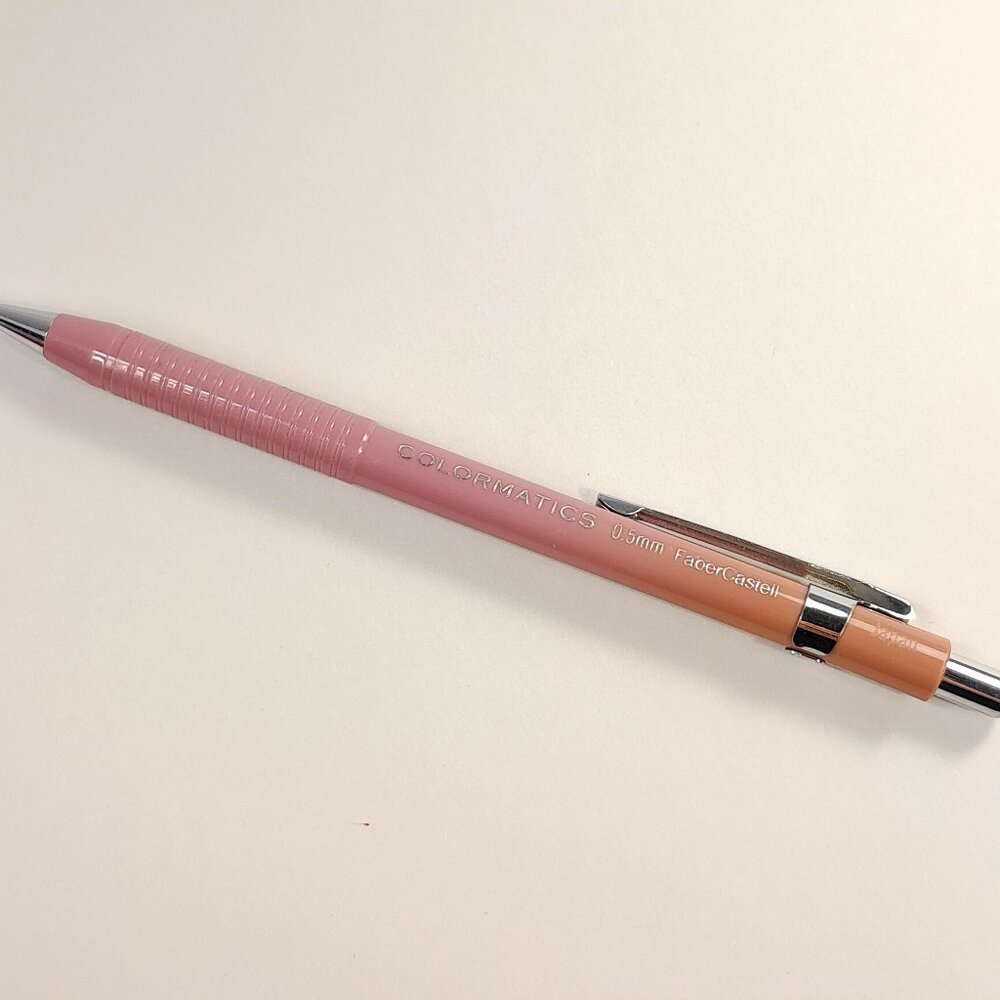 Vintage‎ Faber Castell Colormatics Mechanical Pencil light dusty pink Japan